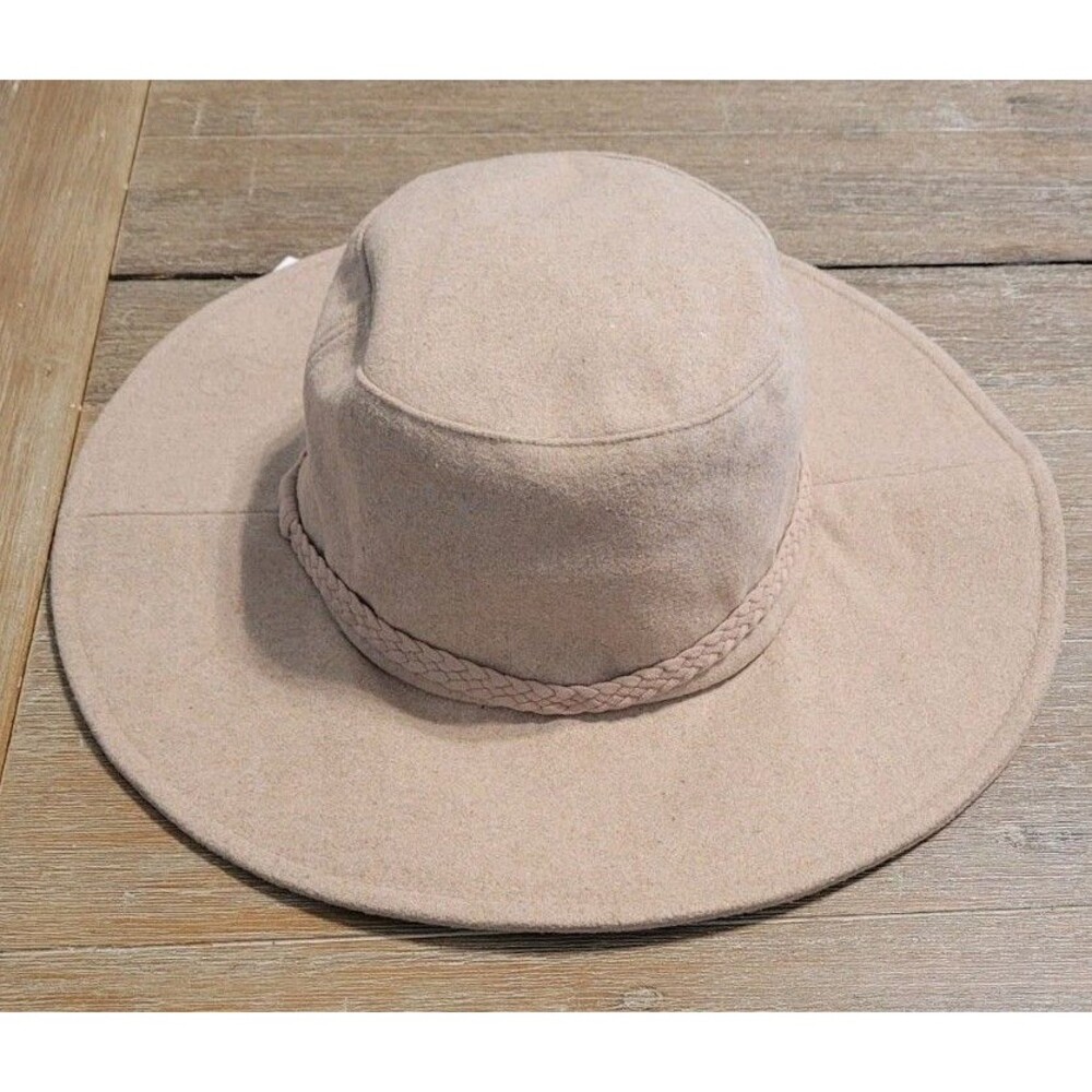 ASN Women's OS Oatmeal Tan Floppy Sun Hat Tan Beige Brown NWT